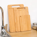 EcoGrove Bamboo 3‑Piece Cutting Board Set – Juice Groove Collection
