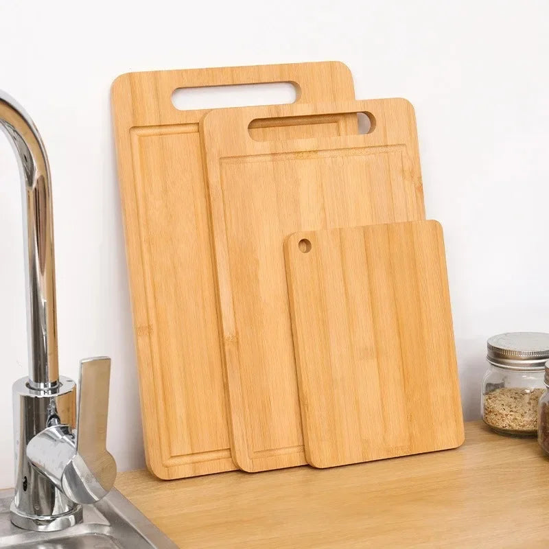 EcoGrove Bamboo 3‑Piece Cutting Board Set – Juice Groove Collection