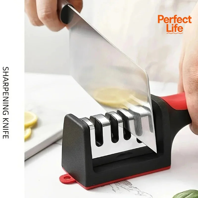 Perfect Life ProEdge 3‑Stage Knife Sharpener – Diamond/Tungsten/Ceramic