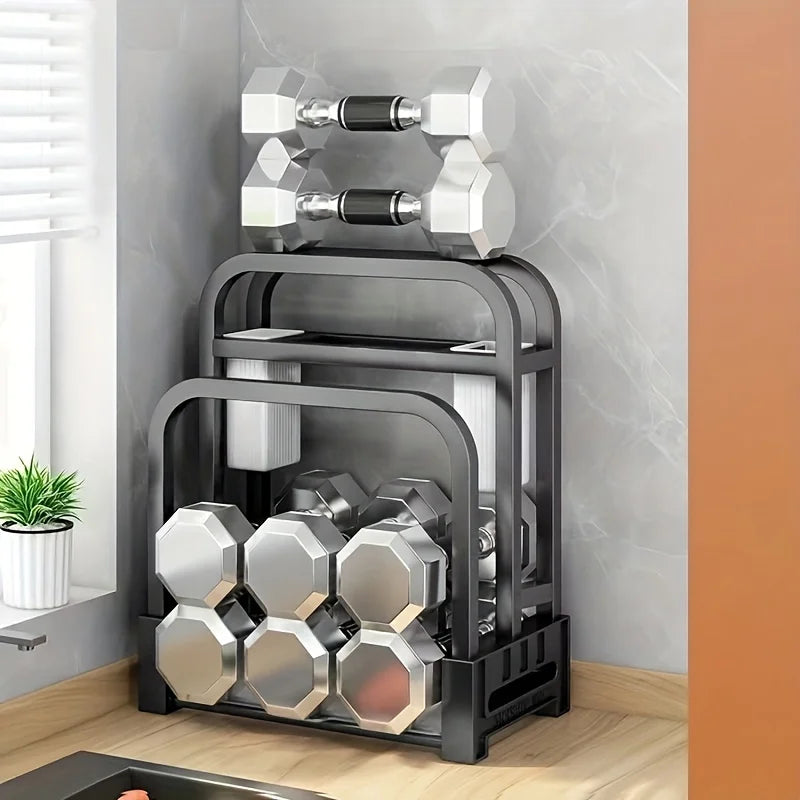 ProRack Kitchen Tower Organizer – Knife & Utensil Holder with Cutting Board Slot